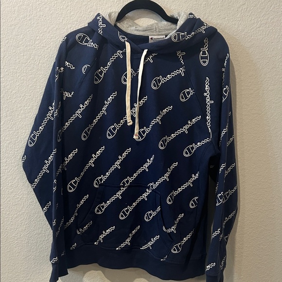 Champion Other - Champion Men's Navy‎ Logo Hoodie